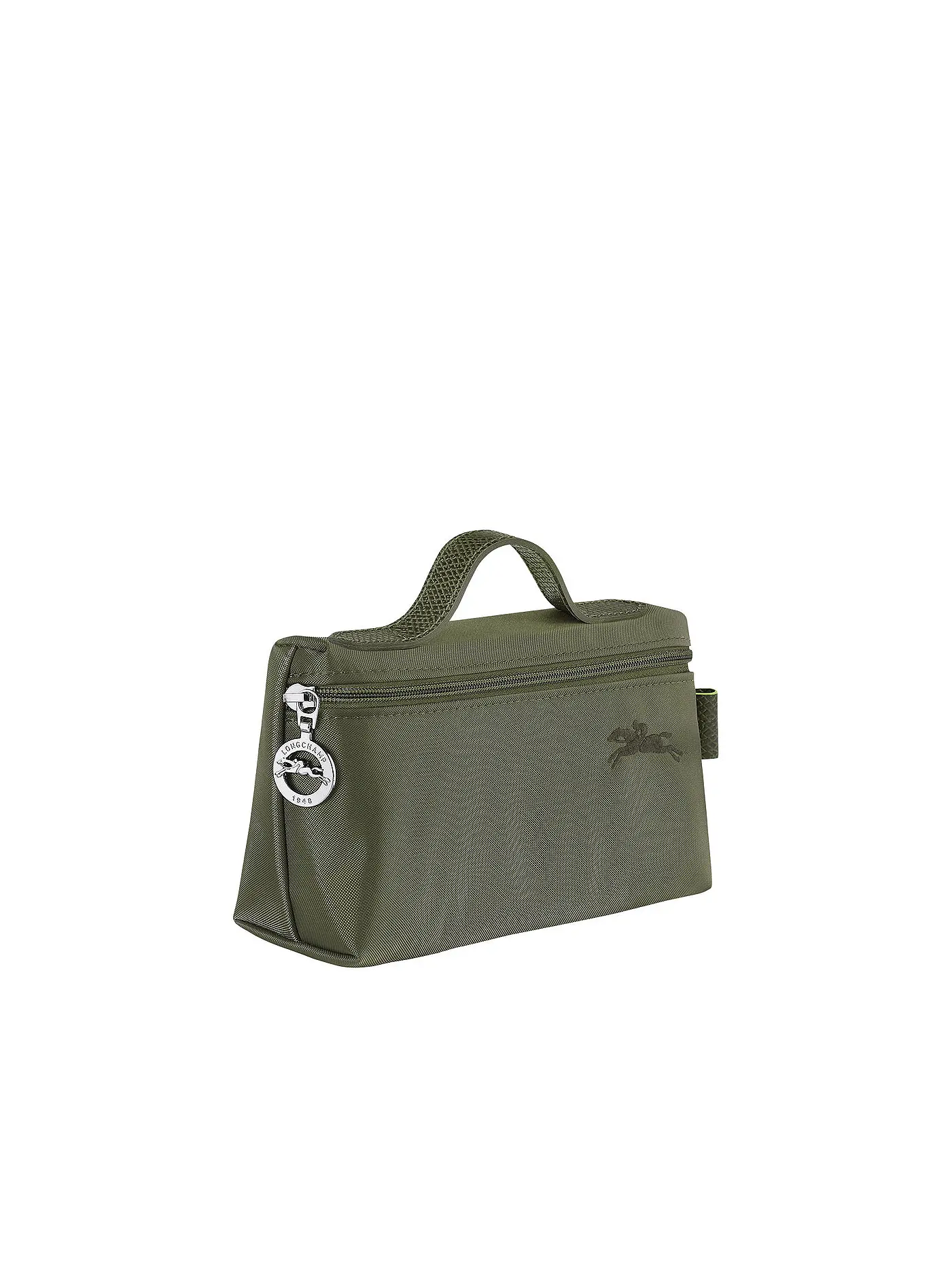 LONGCHAMP | Le Pliage Green Pochette mit Henkel, Black | grün